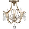 Quoizel Lighting Regent 4 - Light Semi-Flush Mount in  Vintage Gold - 4 of 4