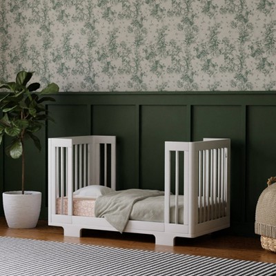 Yuzu White Pine 8-in-1 Convertible Crib with Conversion Kits