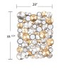 Locarno Metal Wall Sculpture - WS8921 - Gold - SEI - 4 of 4