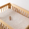 Babyletto Oat Stripe Muslin All-Stages Midi Crib Sheet - 2 of 4