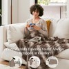 FONTOI 50"x60" Soft Faux Fur Blanket Plush Reversible Throw for Home Luxuriously Soft All Seasons Fuzzy Cozy Blanket for Couch, Bed Gift - 4 of 4
