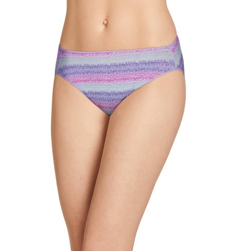 Jockey Womens No Panty Line Promise Tactel Bikini Underwear Bikini Briefs  Nylon 7 Ikat Stripe : Target