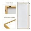 Dovelina Modern Metal Frame Rectangle Decorative Wall Mirror - 3 of 4
