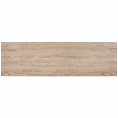 Manny 59'' Brown Oak Rectangular Console Table