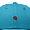 Dalix Lil Strawberry Embroidered Cotton Summer Outdoor Baseball Cap Dad Hat Womens - 2 of 4