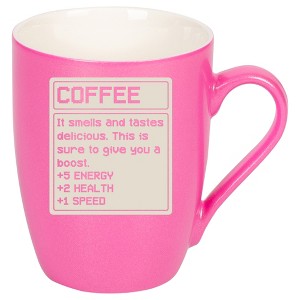 100 North Pink Metallic Finish, 10 Ounce, Comfortably Fits Your Hands, New Bone China Coffee Tea Cup Mug, Coffee. It Smells and Tastes delicious. This - 1 of 1
