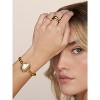 18k Gold Plated Personalized Chunky Cuban Oval Link Chain Bracelets for Men Toggle Rope Bracelet Jewelry for Women - 3 of 4