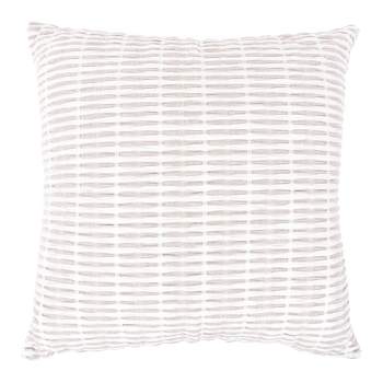 KAF Home Pleated Please Throw Pillow  With Feather Filled Insert