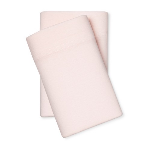 Eventide Jersey Pillowcases King Charming Pink Room Essentials