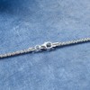 Ross-Simons Italian 2mm Sterling Silver Crisscross-Chain Necklace - 3 of 4