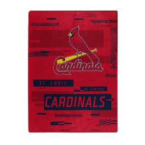 MLB St Louis Cardinals Digitized 60 x 80 Raschel Throw Blanket - 1 of 3
