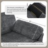 Chenille Upholstered Modular Sleeper Sectional Sofa Bed Set with Two Ottoman - 4 of 4