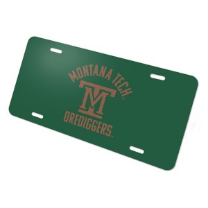 Montana Tech of the University of Montana Orediggers Logo Novelty Metal Vanity Tag License Plate - 1 of 4