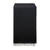 Treasure Trove Accents 2 Door Cabinet Andorra Black: Divided Storage, No Assembly, Acacia Surface - 3 of 4