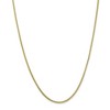 Black Bow Jewelry 1.3mm 10k Yellow Gold Solid Franco Chain Necklace - 3 of 4