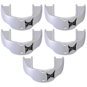 Tapout Youth Protective Sports Mouthguard with Strap 5-Pack - White - 1 of 1