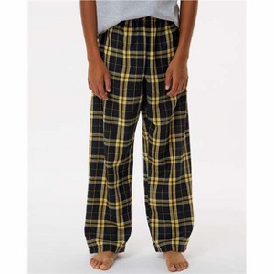 ER PRO Youth Boy Pajama Pants Flannel Plaid Cotton Soft & Comfort Sleepwear & Loungewear - 1 of 4