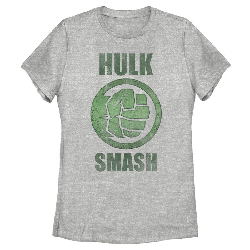 Women's Marvel Hulk Smash T-Shirt, 1 of 4