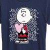 Women's - Peanuts - Charlie Brown Xoxo Short Sleeve Graphic T-Shirt - 2 of 4