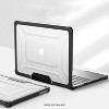 SaharaCase Heavy-Duty Raider Series 13.6" Laptop Case with Stand Shock Absorbing Frosted Clear/Black - 3 of 4