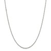 Black Bow Jewelry 2mm Sterling Silver, Solid Singapore Chain Necklace - 3 of 4