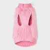 Pink Eyelash Pet Sweater - Boots & Barkley™ - 3 of 4