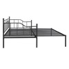 Twin Size Metal Daybed with Trundle, Daybed with Slat No Box Spring Needed For Kids Teens Bedroom Furniture - 3 of 4