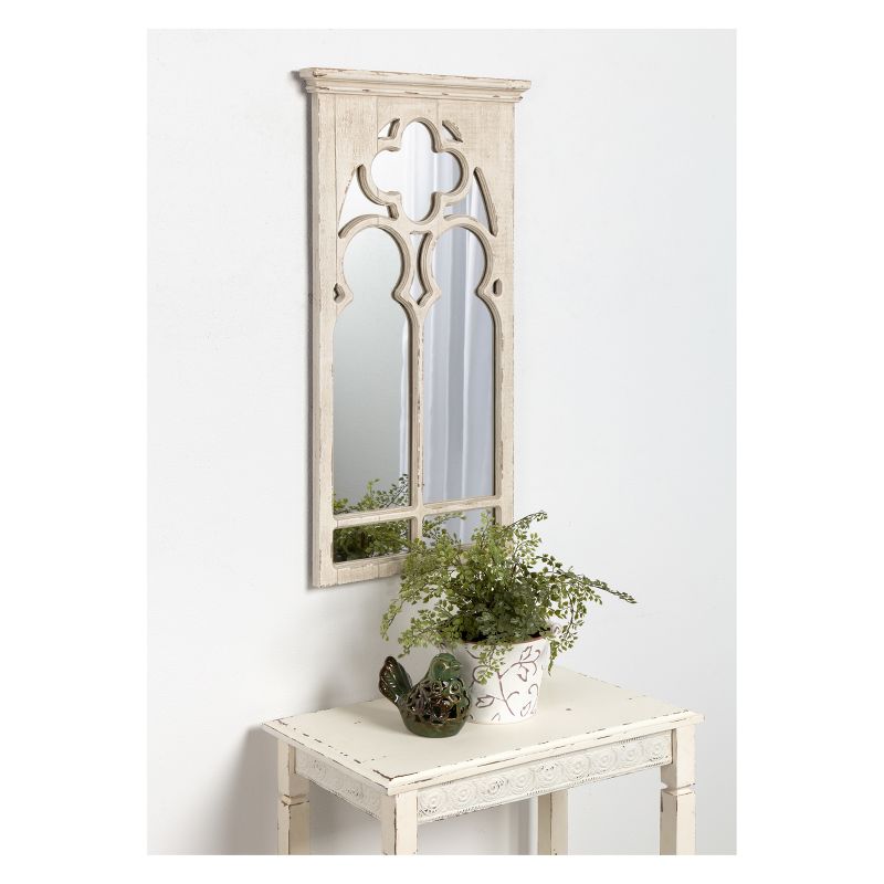 16&#34; x 32&#34; Mirabela Arch Framed Wall Mirror White - Kate and Laurel, 6 of 7