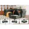 Velvet Butterfly Modular Cloud Sofa, Green L-Shaped 3+1 Seating Comfortable and Stylish Couch ,Space-Saving for living room - 4 of 4