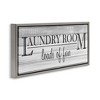 Stupell Industries Fun Laundry Room Funny Bathroom, 31" x 14" - 3 of 4