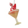 3.25 In Gnome Santa Martini Cherry Peppermint Tree Ornaments - 3 of 3