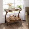 Tribesigns 2-Tier Storage Shelf End Table , Narrow Side Table for Living Room, Bedroom, Natural Wood Paint Finish, Easy Assembly - 4 of 4