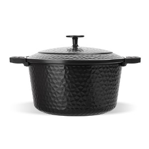 Gotham Steel 5QT Hammered Dutch Oven Ceramic Nonstick Lightweight Self Basting Lid - 1 of 4