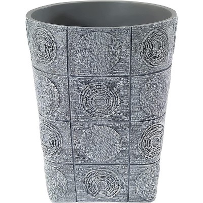 Avanti Galaxy Waste Basket - Silver Gray