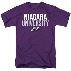 Niagara University Official Stacked Adult T Shirt, Stacked - 1 of 4