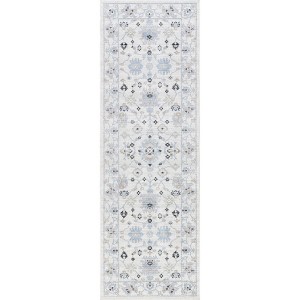 Nuloom Bridie Medallion Pet Friendly Machine Washable Area Rug - 1 of 4