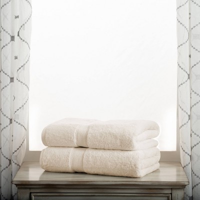 Oversized Cream Egyptian Cotton Washcloth Set