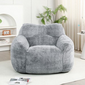 Bean Bag Chair with Armrests, Comfy High-Density Foam Lounge Sofa for Adults, Ideal for Bedroom, Apartment or Reading Corner – Cuddlewood - 1 of 4