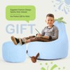 MAYEERTY Toddler Children's Bean Bag Chair Artificial Rabbit Fur Cover Teenager Filled Sofa - 3 of 4