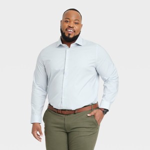 Men's Performance Long Sleeve Button-Down Dress Shirt - Goodfellow & Co™ - 1 of 3