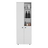 Okak Modern Sideboard Cabinet Freestanding Kitchen Pantry with 2 Doors and 5-tier Storage Shelve - 4 of 4