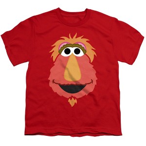 Boys' Sesame Street Big Face Elmo'S Dad Louie T-Shirt - 1 of 4