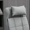 VYNXARIA Executive High Back Office Chair with Footrest & Headrest - Light Grey - 3 of 4