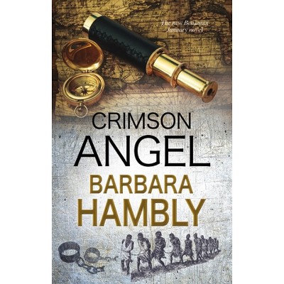 Crimson Angel - (Benjamin January Historical Mystery) Large Print by  Barbara Hambly (Hardcover)
