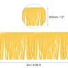 Unique Bargains PU Leather Suede Sewing Tassel Fringe Trim 2 Yards 12 Inch - 2 of 4