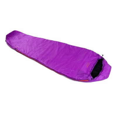 purple sleeping bag