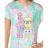 SpongeBob SquarePants Women's Patrick Bed Hair Nightgown Sleep Pajama Shirt Multicolored - 2 of 4