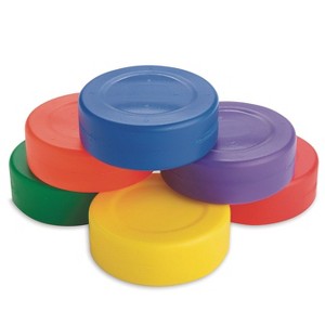 S&S Worldwide Spectrum Hockey Puck Set, Assorted, Pk6 - 1 of 1