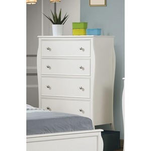 Sophie 4 Drawer Chest White - Private Reserve