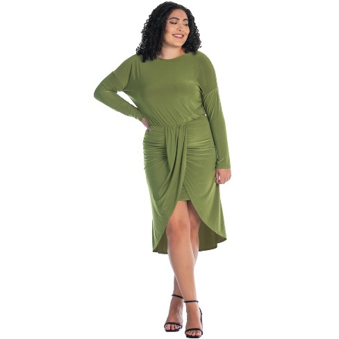 Plus size tulip outlet dress